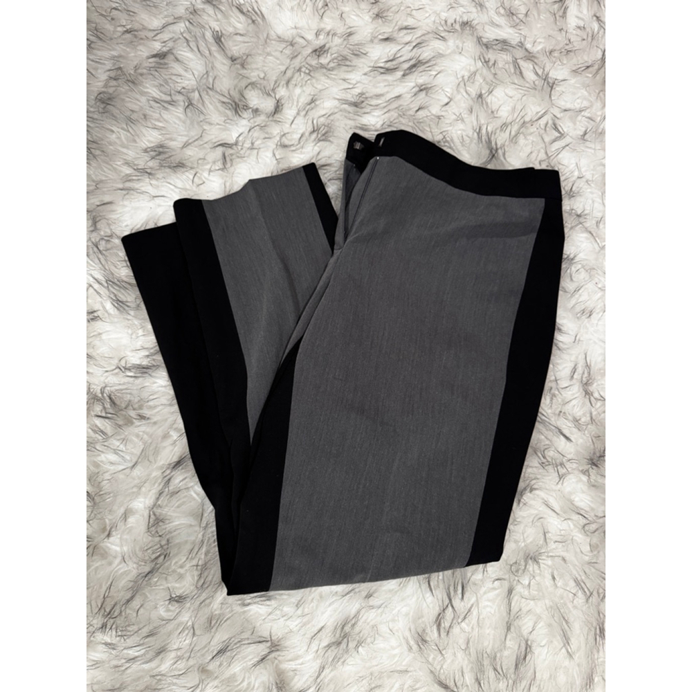 Women's LARRY LEVINE Trousers Size 12 Black Gray